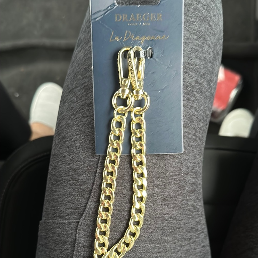 Gold Chain Phone Case Accessory